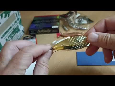 Распаковка посылки с блеснами Колебалка-Питер Травянка, D.A.M., Hitfish по заказу Fmagazin смотреть онлайн