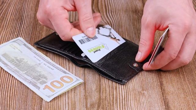 Обзор кожаного мужского кошелька KARYA 21059 смотреть онлайн