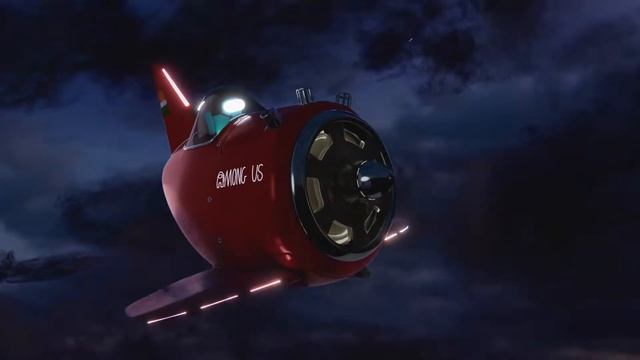 Airplane in thunderstorm | Blender Animation | смотреть онлайн