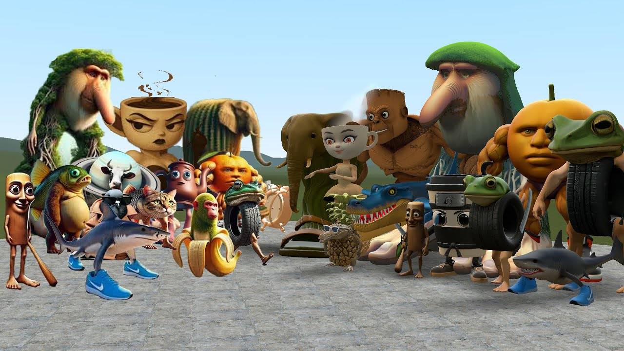 2D BRAINROT МЕМЫ VS 3D BRAINROT MEMES BRR BRR PATAPIM TRALALERO TRALALA TUNG SAHUR смотреть онлайн