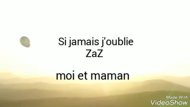 Avec MAMAN !!! Si jamais j'oublie - ZaZ смотреть онлайн