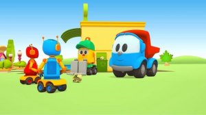 Грузовичок Лева - Собираем мусоровоз - Развивающие мультики для малышей