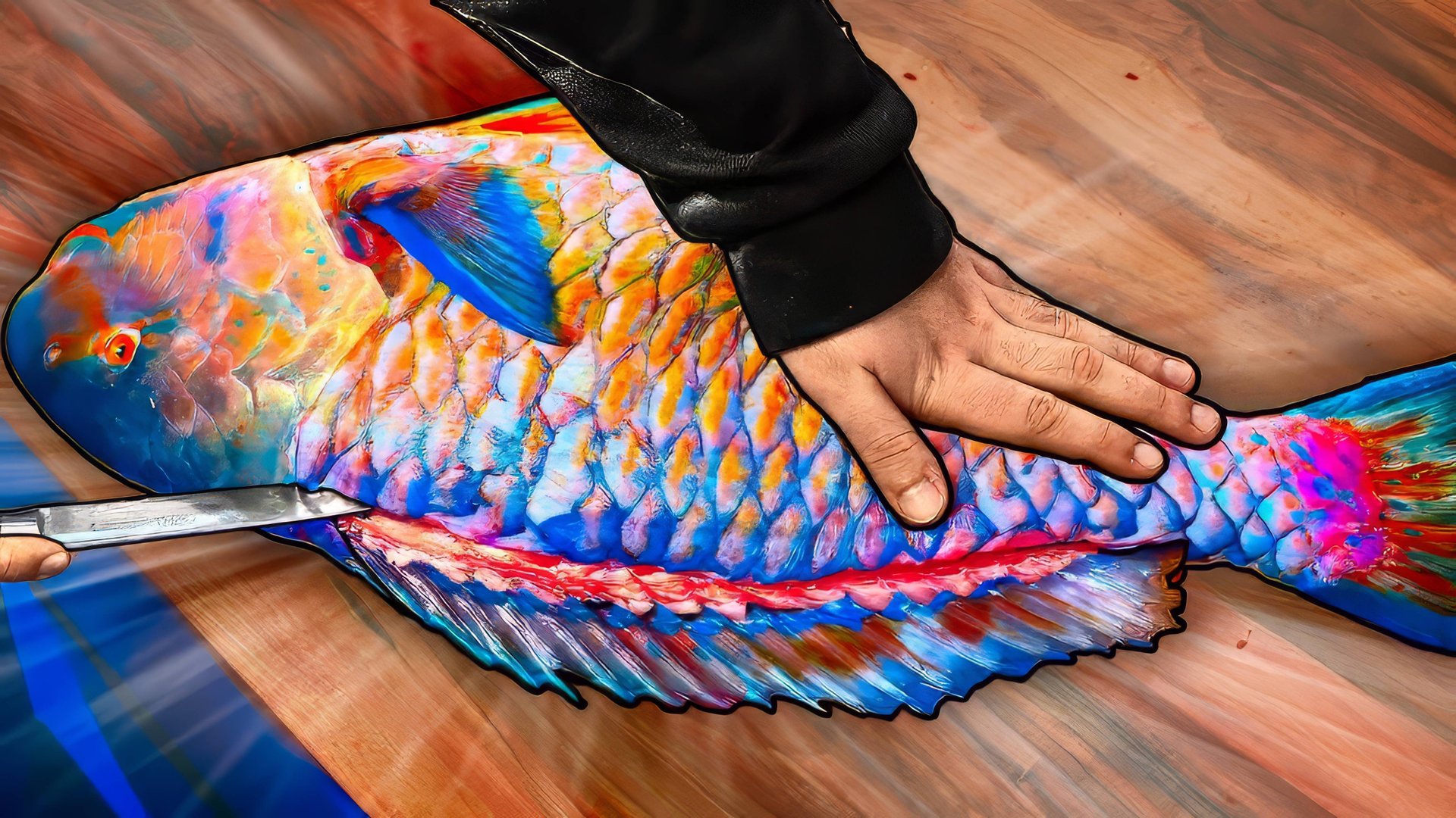 ПОВТОРЯЕМ НЕВЕРОЯТНУЮ УЛИЧНУЮ ЕДУ СО ВСЕГО МИРА / ОГРОМНАЯ РЫБА ПОПУГАЙ / СЫРНАЯ ПИЦЦА / ПОНЧИКИ смотреть онлайн