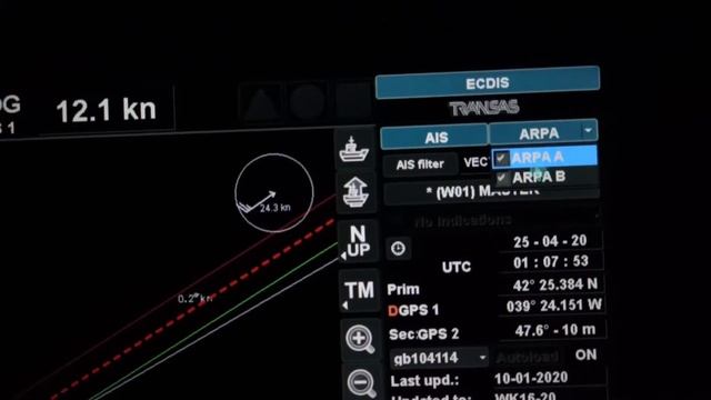 ECDIS Tutorial: AIS-ARPA INTEGRATION APPLICATION in Transas смотреть онлайн