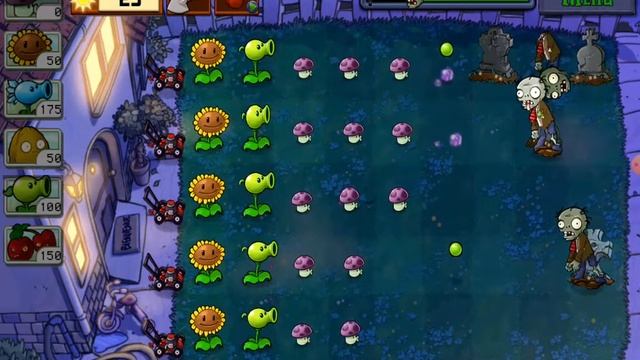 La nuit c'est dûre! Plantes contre Zombie#3 смотреть онлайн