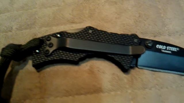Cold steel micro recon 1 tanto with belt clip - si смотреть онлайн