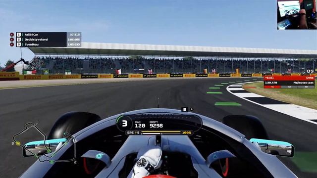 F1 2019 | Great Britain | Mercedes-AMG Petronas | Thrustmaster T300 RS GT | Gameplay | SIM Dashboar смотреть онлайн