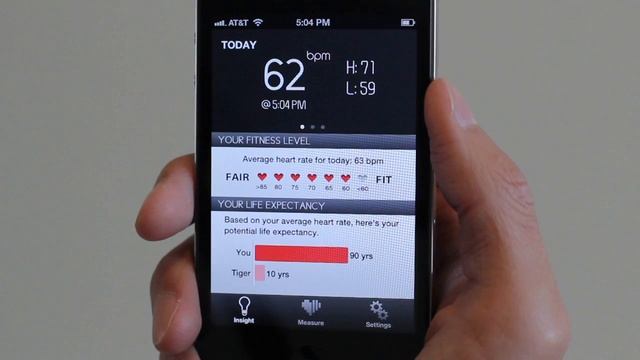 Cardiio App: Heart Rate Sensing From a Distance смотреть онлайн