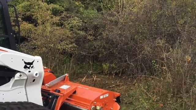 Bobcat T590 med Buskröjare смотреть онлайн