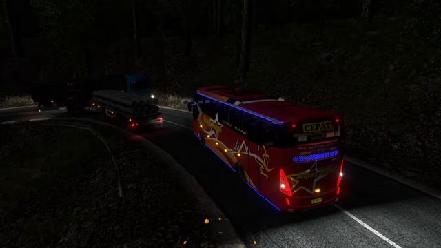 LARI MALAM Di Alas Roban Kejebak Macet Kecelaakaan [WANI POLAH]