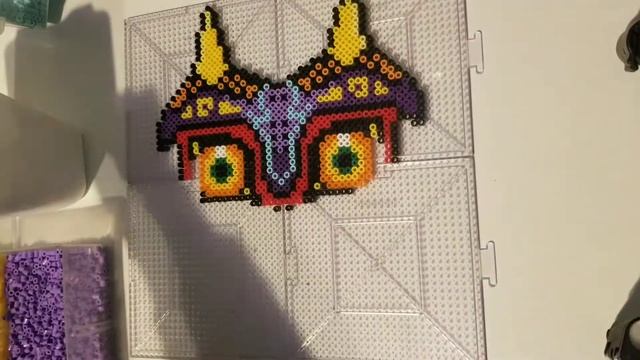Crafting With Perler Beads - Majora's Mask!