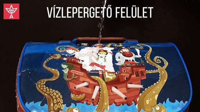Ars Una Tartós Iskolatáska Vízlepergető Felülettel