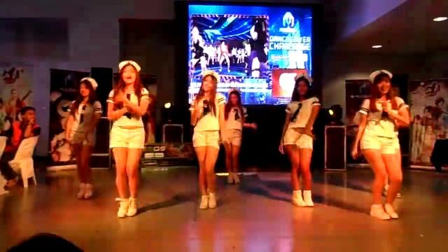 GEMS as AOA (miniskirt + short hair dancecover) HD смотреть онлайн