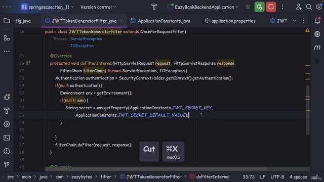 113 Building logic to generate the JWT tokens смотреть онлайн
