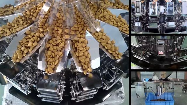 Kenwei Mini 16 Heads High Speed Multihead Weigher For Pet Food смотреть онлайн