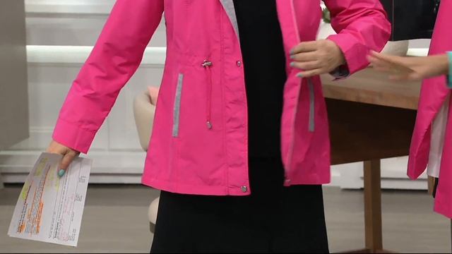 Susan Graver Zip Front Anorak Jacket with Knit Accents on QVC смотреть онлайн