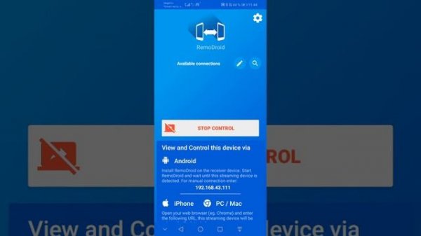 Как пользоваться RemoDroid
