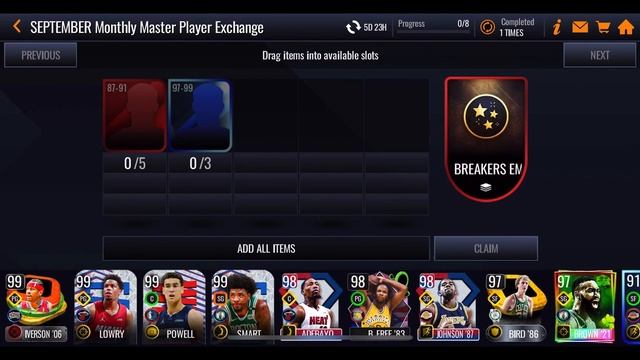 How To Get FREE 108 OVR MONTHLY MASTERS FAST In NBA Live Mobile Season 6! смотреть онлайн