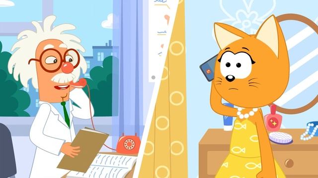 Пять Котят Скачут на Кроватке - Кукутики - Песенки для самых маленьких смотреть онлайн