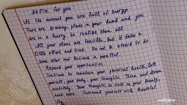 The best advice for the next time.Handwriting.Asmr. смотреть онлайн