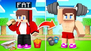 Джей Джей Накачался — Мультик с Персонажами Майнкрафт