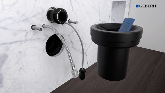 Geberit AquaClean Mera: монтаж