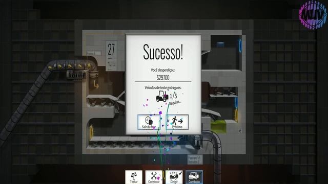 Bridge Constructor Portal - Level 27 смотреть онлайн