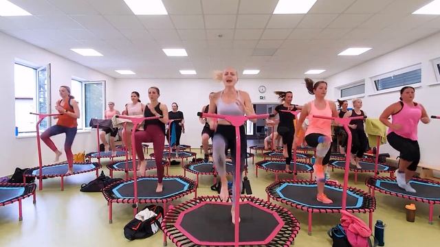 Jumpink #44 | Jumping fitness class | Rebound workout fitness on trampoline смотреть онлайн