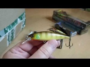 Распаковка посылки с воблером BAT Lucky Strike 4412115 Long Cruiser