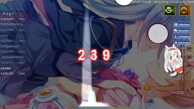 Osu! Yoshino Nanjo - Kimi o Sagashi ni [Ascendance's Rain] смотреть онлайн