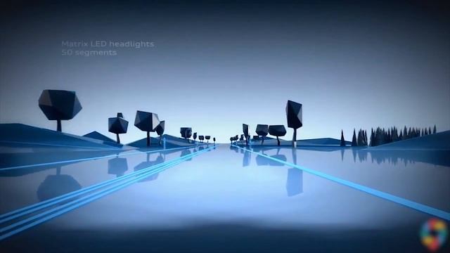 Audi Far Teknolojisi - Audi Matrix Laser Animation смотреть онлайн