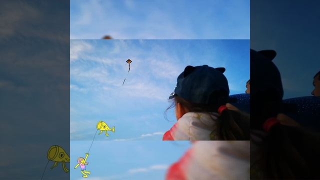 Воздушный 🌪️ змей 🐍. Запускаем огромного змея. Kite🌪️🐍 We launch a huge kite смотреть онлайн