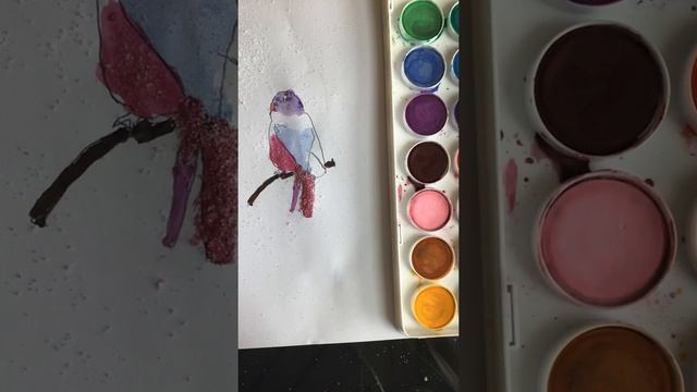 Texture drawing with salt 🎨🥁🧂 смотреть онлайн