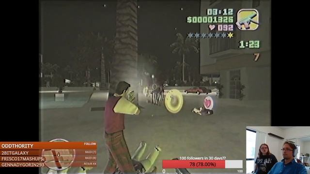 GTA Vice City VHS Edition - talking film history while chasing pizzaman (GTA mod playthrough) смотреть онлайн