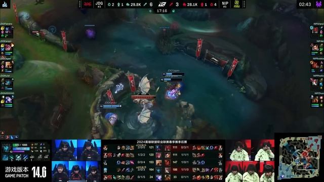 JDG vs NIP Highlights Game 1 | LPL 2024 Spring Playoffs LB R2 | JD Gaming vs Ninjas In Pyjamas смотреть онлайн