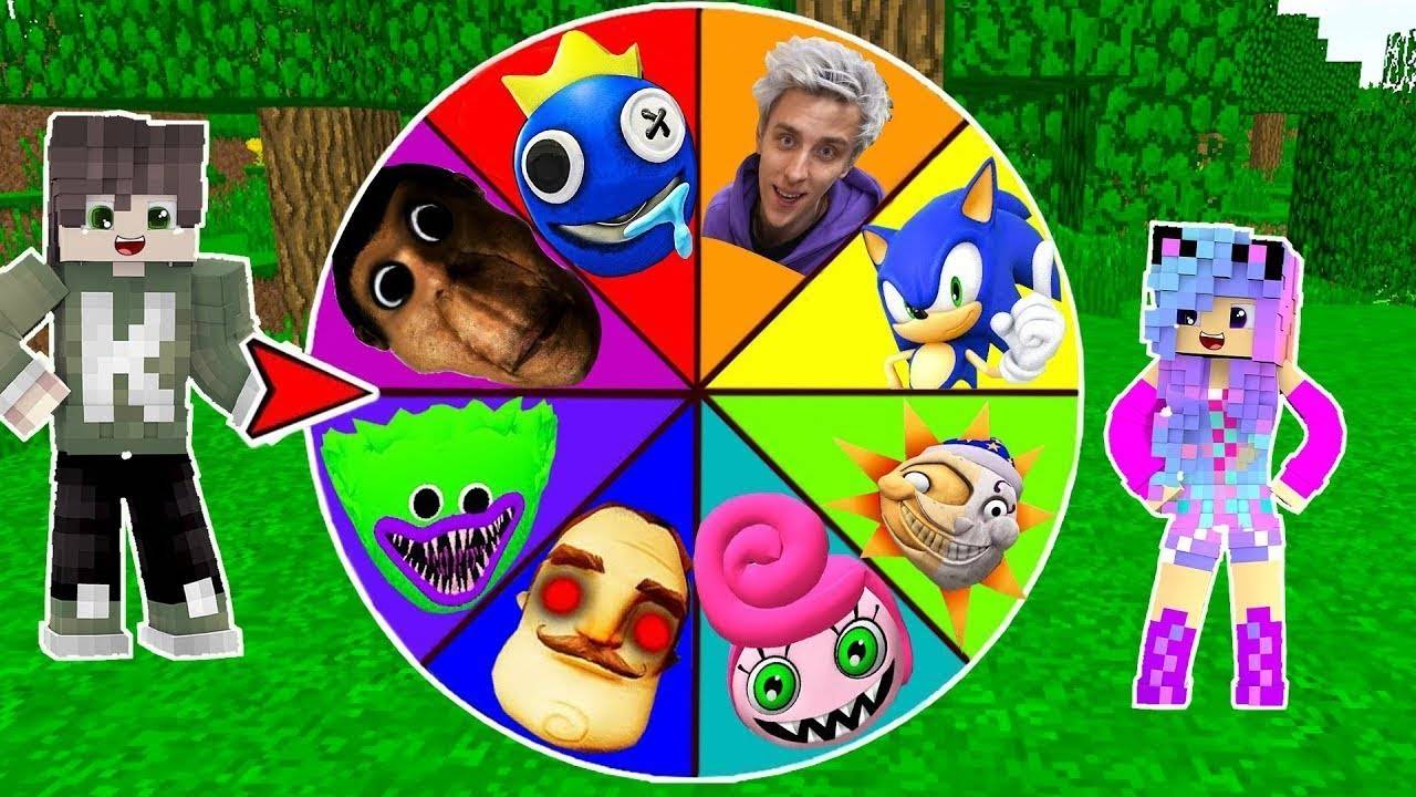 Нашли КРУТОЕ SCP КОЛЕСО ФОРТУНЫ СИНИЙ РАДУЖНЫЙ ВЛАД А4 СОНИК ОБУНГА ХАГГИ ВАГГИ СОЛНЦЕ В МАЙНКРАФТ смотреть онлайн