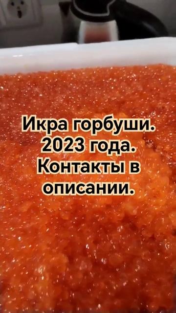 Икра горбуши. 2023 года. Николай. 89685871143 смотреть онлайн