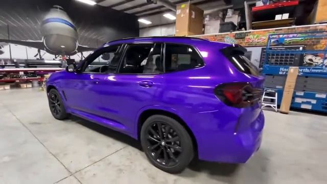 Full Color Change Vehicle Wrap - 2020 BMW X3 смотреть онлайн
