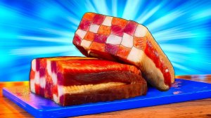 СДЕЛАЛИ НЕВЕРОЯТНЫЙ ШАХМАТНЫЙ РУЛЕТ ИЗ ЛОСОСЯ ,ТУНЦА И ПАЛТУСА , С ПОМОЩЬЮ МОЛЕКУЛЯРНОЙ КУХНИ ВАНЗАЙ