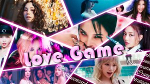 (G)I-DLE & TWICE & Le Sserafim -`LoveGame` #ladygaga #gidle #twice #strategy #saransaranhe #mashup