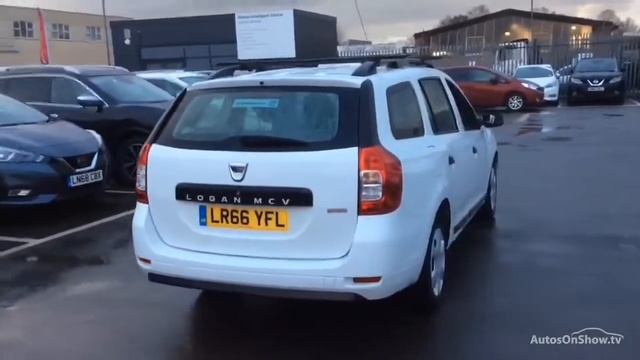 DACIA LOGAN MCV AMBIANCE DCI WHITE 2016 смотреть онлайн