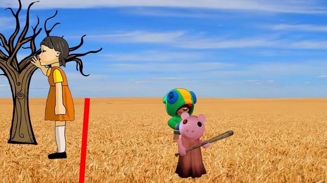 어몽어스 오징어 게임 Squid Game DOLL VS BRAWL STARS / Hulk / Mickey Mouse Fnf / Piggy смотреть онлайн
