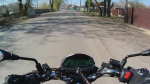 Мотоцикл LIFAN LF175-2E. п.Новоугольный. Обкатка мотоцикла.