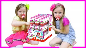 Милана не хочет делиться с сестрой яйцами Kinder Surprise