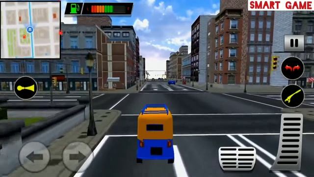 Smart Modern Rickshaw Driving #777 - City Mountain Auto Driver @smartgames4.6m66