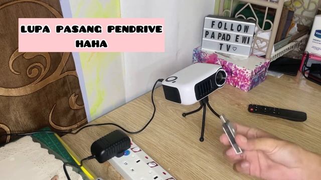 MINI PROJECTOR ( transjee mini projector 4k A2000 ) review by papadewi смотреть онлайн