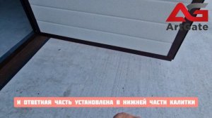 НЮАНСЫ установки встроенной калитки в гаражно- секционных воротах  #калитка #секционныеворота #виде