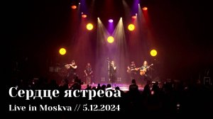 Мельница - Сердце ястреба - Live in Moskva, 5.12.2024