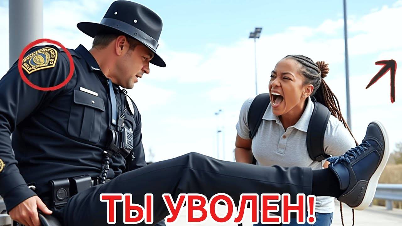 РАСИСТ-полицейский УДАРИЛ её… но ОН НЕ ЗНАЛ, что ОНА – ЕГО БОСС! 😳