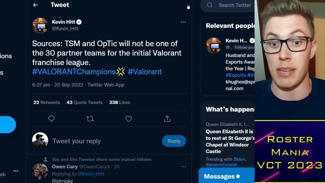 VCT Partnership CHAOS: OpTic, TSM, G2 REJECTED | Sentinels & 100T IN!! 😱 смотреть онлайн